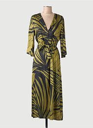 Robe longue vert AMELIE & AMELIE femme