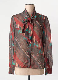 Chemisier marron MOLLY BRACKEN femme