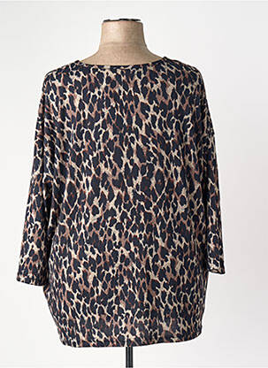 Pull coupe droite marron CARMAKOMA femme