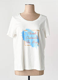 T-shirt coupe droite blanc VERO MODA femme