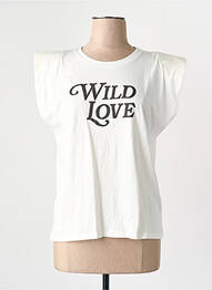 T-shirt blanc MORGAN femme