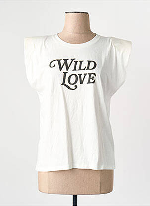 T-shirt blanc MORGAN femme