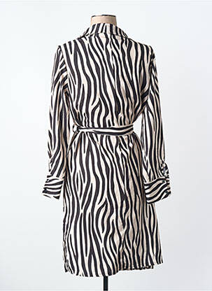Robe mi-longue beige ZABAIONE femme