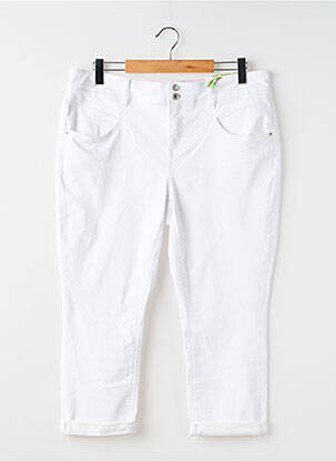 Jeans coupe slim blanc STREET ONE femme