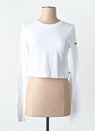 T-shirt blanc SUPERDRY femme