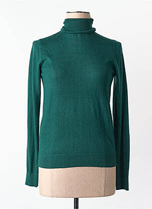 Pull col roulé vert MANGO femme