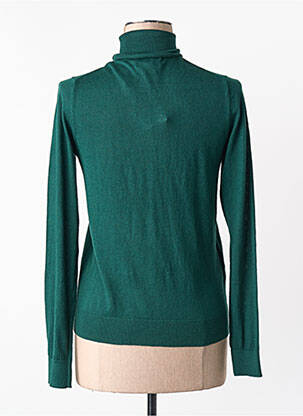 Pull col roulé vert MANGO femme