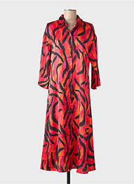 Robe longue orange VILA femme