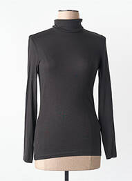 Pull col roulé manches longues manches longues noir VERO MODA femme