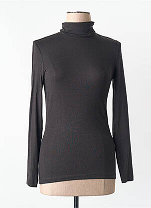 Pull col roulé manches longues manches longues noir VERO MODA femme