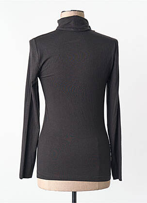 Pull col roulé manches longues manches longues noir VERO MODA femme