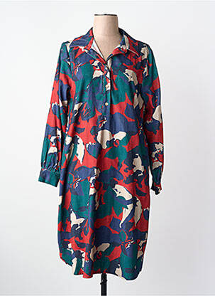 Robe mi-longue vert COPINE D'ANVERS femme