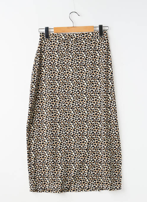Jupe longue marron JACQUELINE DE YONG femme
