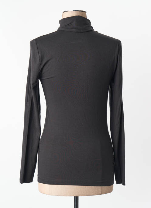 Pull col roulé manches longues manches longues noir VERO MODA femme
