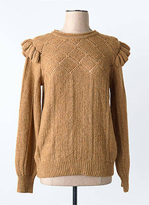 Pull marron NAF NAF femme
