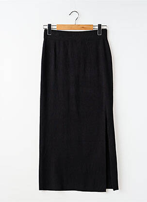 Jupe mi-longue noir HAILYS femme