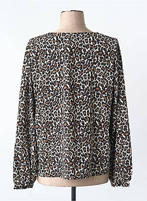 Chemisier coupe droite manches longues marron VERO MODA femme
