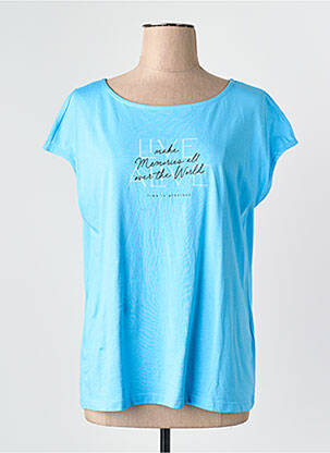 T-shirt bleu STREET ONE femme