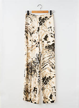 Pantalon droit beige MANGO femme