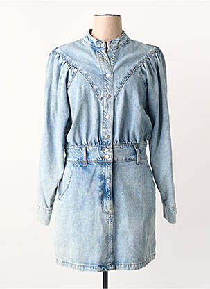 Robe longue bleu MANGO femme