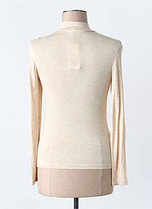 T-shirt beige MANGO femme