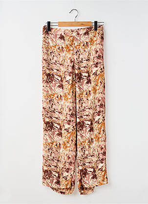 Pantalon droit beige GOLD & SILVER femme