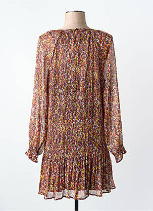 Robe mi-longue rose MANGO femme