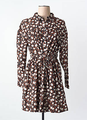 Robe mi-longue noir MANGO femme