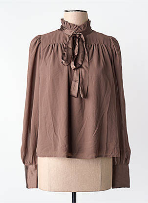 Chemisier marron ONLY femme