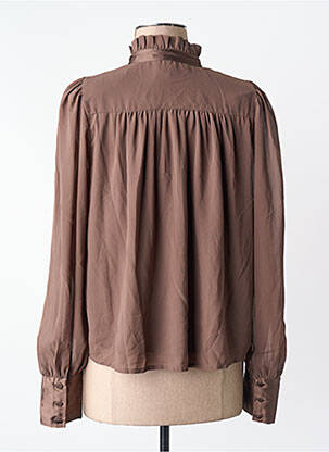 Chemisier marron ONLY femme