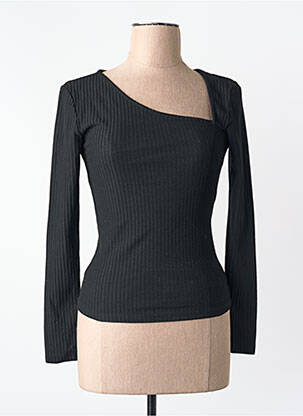 T-shirt col v noir ONLY femme