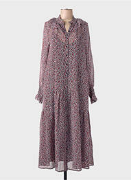 Robe longue rouge MANGO femme