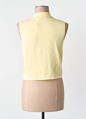 Top jaune MANGO femme