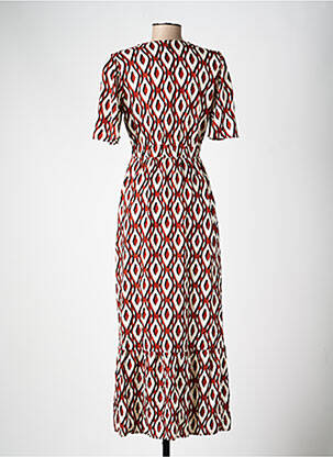 Robe longue marron GARCIA femme
