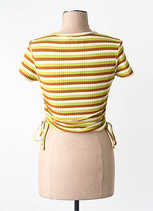 T-shirt coupe droite manches courtes vert ONLY femme