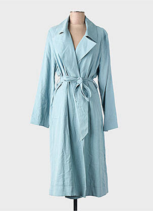 Trench bleu MANGO femme