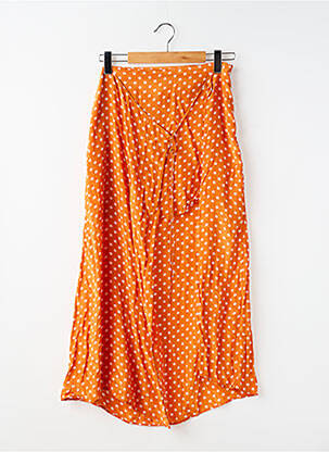Jupe longue orange MANGO femme