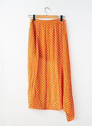 Jupe longue orange MANGO femme