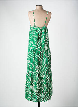 Robe longue vert MANGO femme