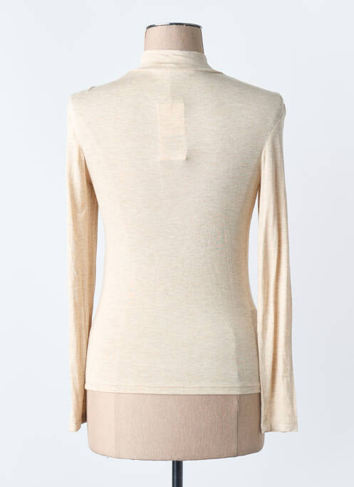 T-shirt beige MANGO femme