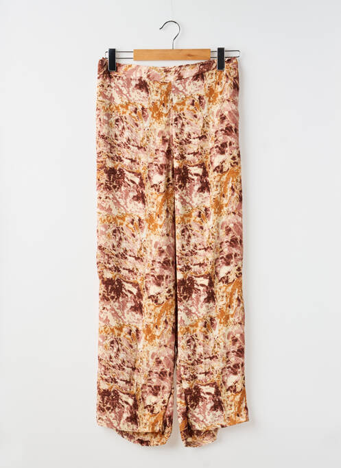 Pantalon droit beige GOLD & SILVER femme