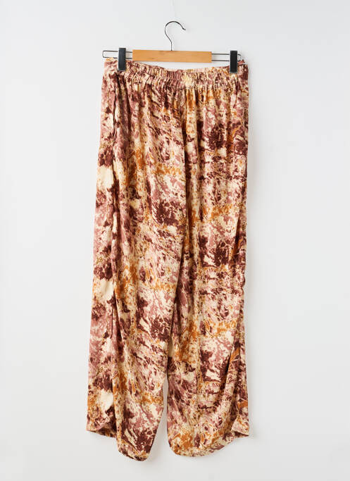 Pantalon droit beige GOLD & SILVER femme