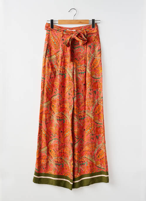 Pantalon large rouge MANGO femme