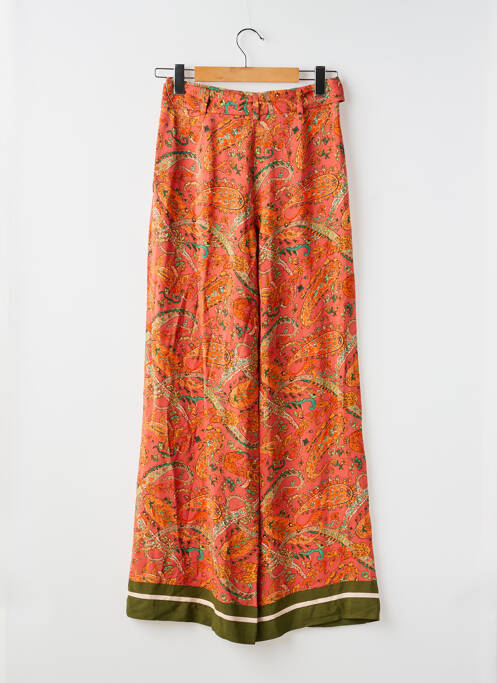 Pantalon large rouge MANGO femme