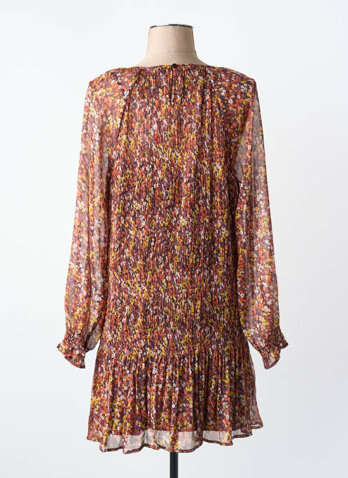 Robe mi-longue rose MANGO femme