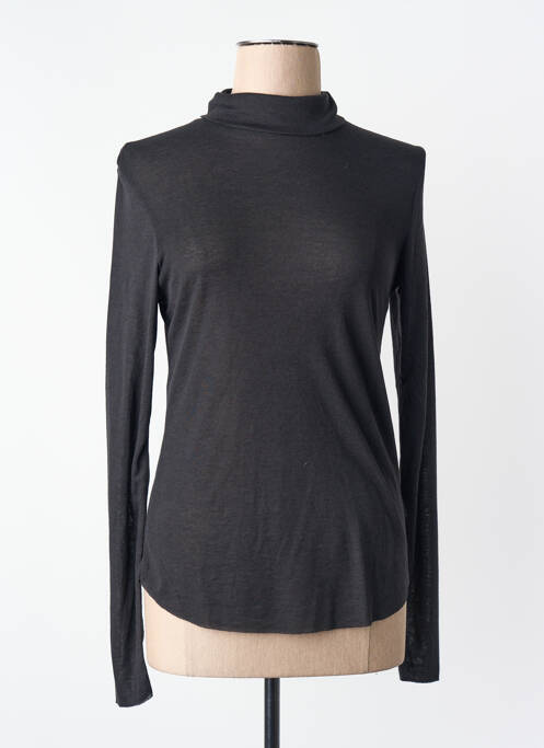 Pull col roulé noir MOLLY BRACKEN femme