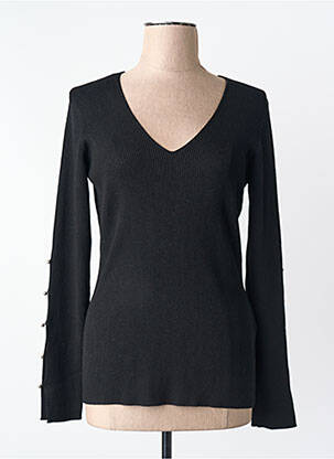 Pull noir MORGAN femme