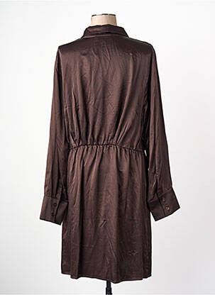 Robe longue marron ASTRID BLACK LABEL femme