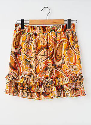 Jupe courte orange NAF NAF femme