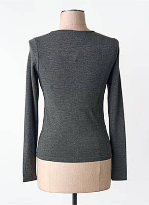 T-shirt gris MANGO femme